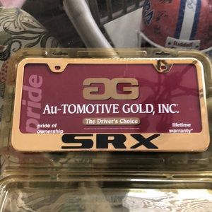 NWT Cadillac SRX License Plate